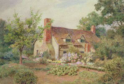 Un giardino di cottage vicino a Wokingham, Berkshire da Thomas Nicholson Tyndale